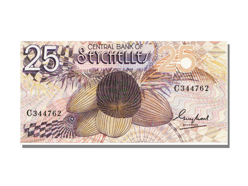 Seychelles, 25 Rupees, 1989, KM #33, EF(40-45), C344762