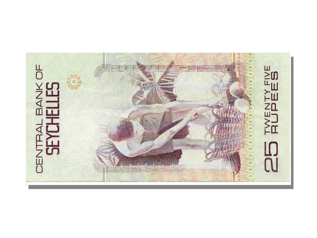 Seychelles, 25 Rupees, 1989, KM #33, EF(40-45), C344762