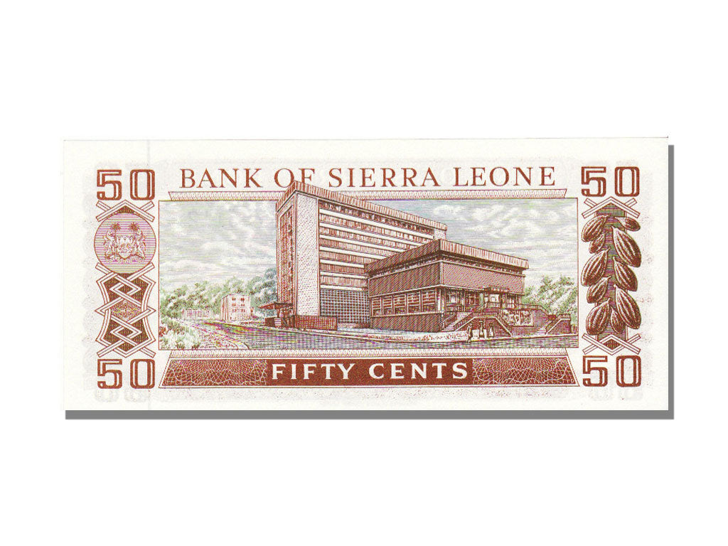 Sierra Leone, 50 Cents, 1984, KM #4e, 1984-08-04, UNC(65-70), D16 755112