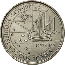 Portogallo, 100 Escudos, 1989, BB, Rame-nichel, KM:648