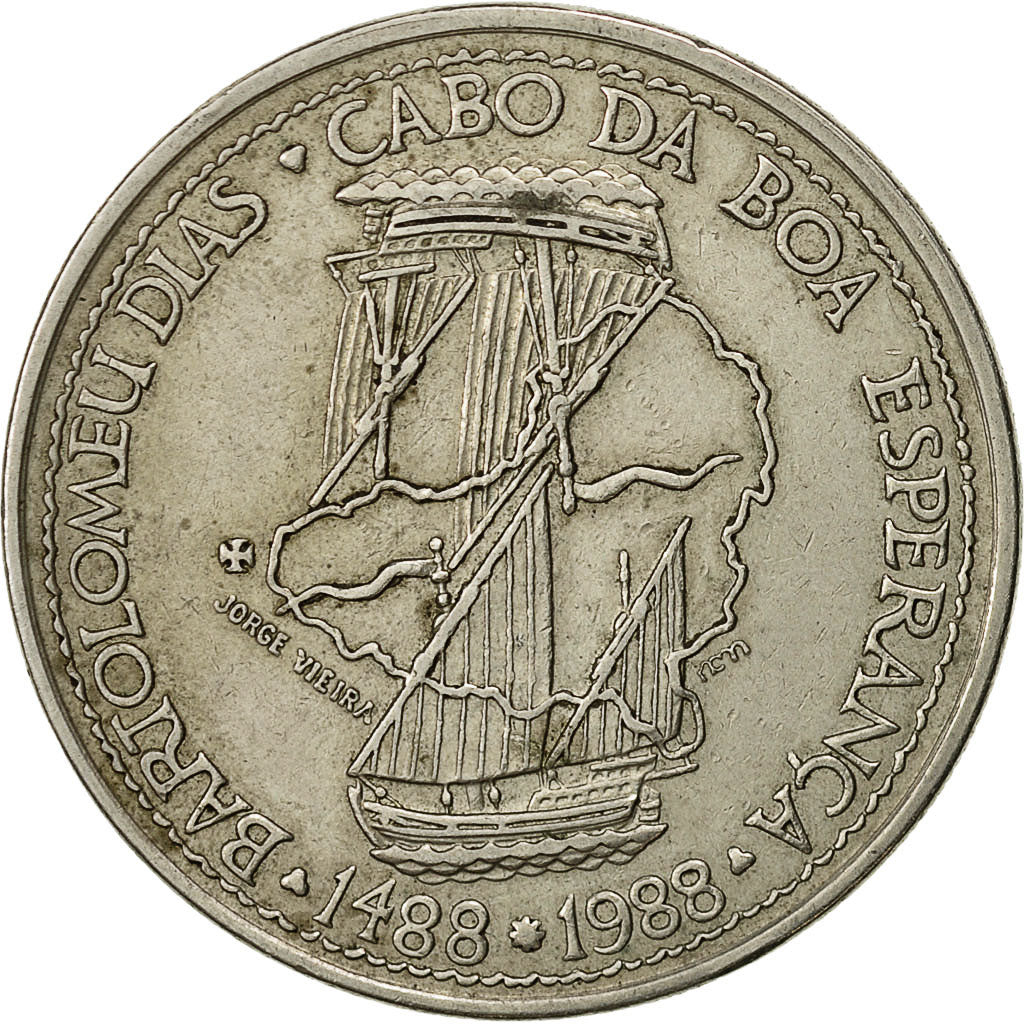 Portugal, 100 Escudos, 1988, EF(40-45), Copper-nickel, KM:642