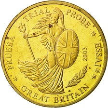 Gran Bretaña, Medal, Essai - 20C - Specimen, 2003, SC, Copper Gilt