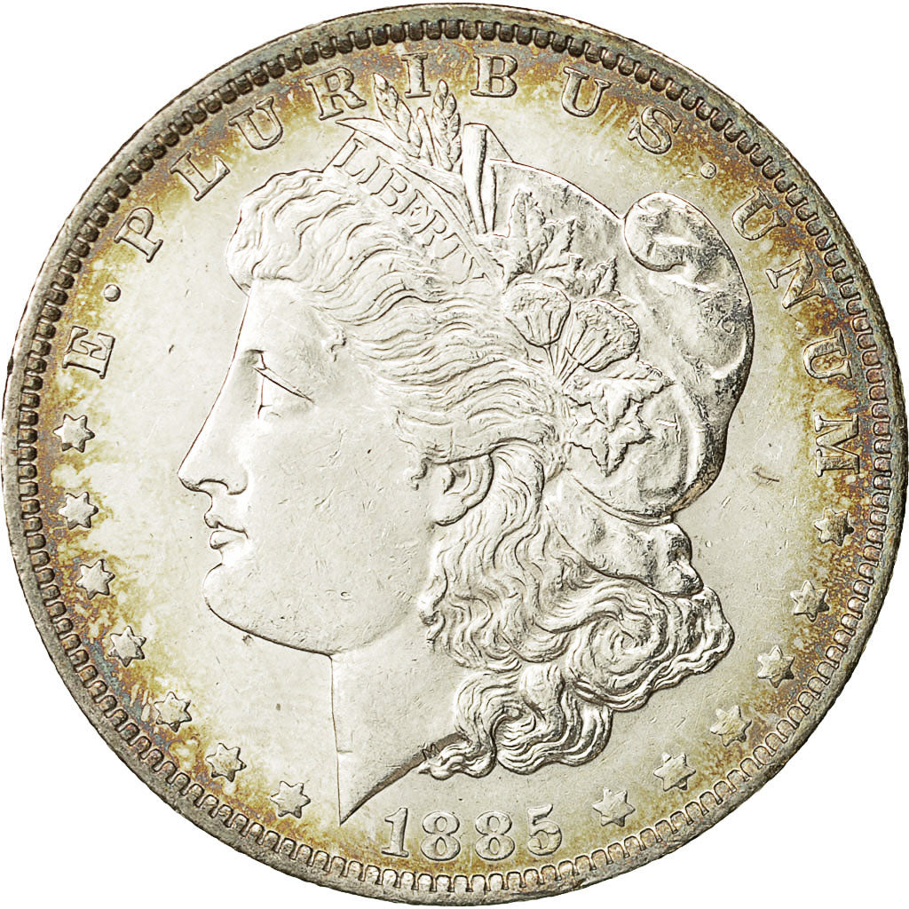 United States, Morgan Dollar, Dollar, 1885, U.S. Mint, New Orleans, AU(55-58)