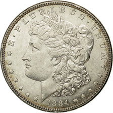 United States, Morgan Dollar, Dollar, 1884, U.S. Mint, Philadelphia, AU(50-53)