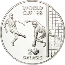 GAMBIA, THE, 20 Dalasis, 1996, MS(64), Silver, KM:51