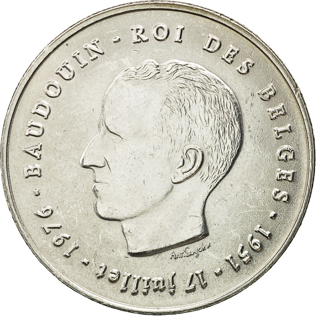 Belgio, 250 Francs, 250 Frank, 1976, SPL-, Argento, KM:157.1