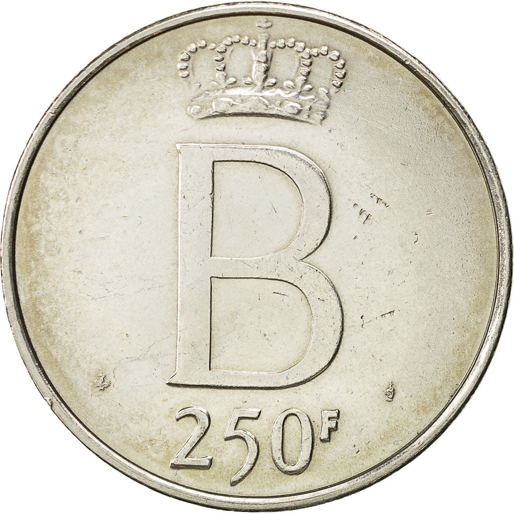 Belgique, 250 Francs, 250 Frank, 1976, SUP, Argent, KM:157.1