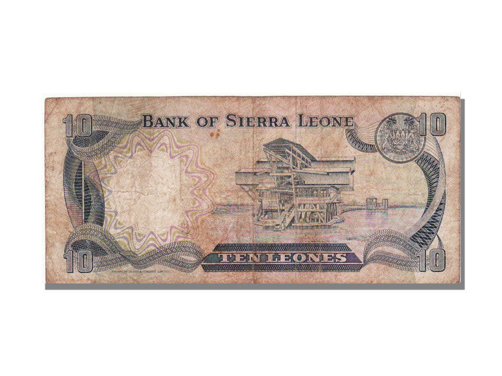 Sierra Leone, 10 Leones, 1984, 1984-08-04, VF(30-35)