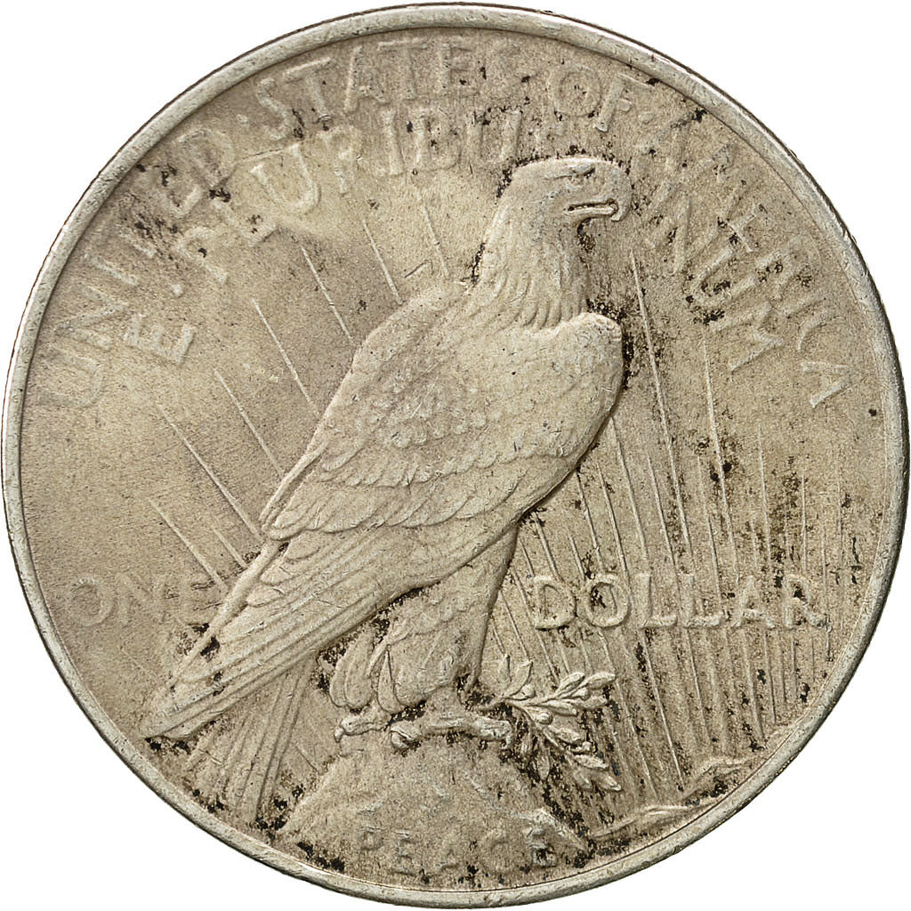 United States, Peace Dollar, Dollar, 1923, U.S. Mint, Philadelphia, AU(50-53)