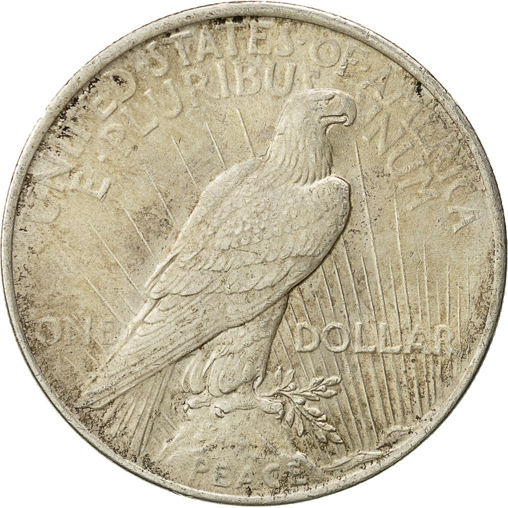États-Unis, Peace Dollar, Dollar, 1923, U.S. Mint, Philadelphie, TTB+, Argent