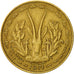 West African States, 5 Francs, 1971, EF(40-45), Aluminum-Nickel-Bronze, KM:2a