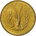 West African States, 5 Francs, 1972, AU(50-53), Aluminum-Nickel-Bronze, KM:2a