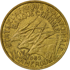États de l'Afrique équatoriale, 25 Francs, 1962, Paris, TTB+, Aluminum-Bronze