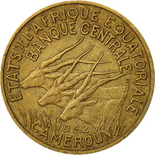 Estados africanos ecuatoriales, 10 Francs, 1962, Paris, MBC, Aluminio - bronce