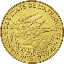 Stati dell’Africa centrale, 5 Francs, 1975, Paris, BB+, Alluminio-bronzo, KM:7