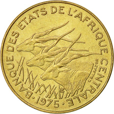 États de l'Afrique centrale, 5 Francs, 1975, Paris, TTB+, Aluminum-Bronze, KM:7