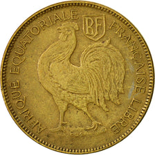 Afrique-Équatoriale française, Franc, 1942, Pretoria, TTB, Laiton, KM:2