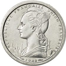 Munten, Frans West Afrika, Franc, 1948, PR, Aluminium, KM:3