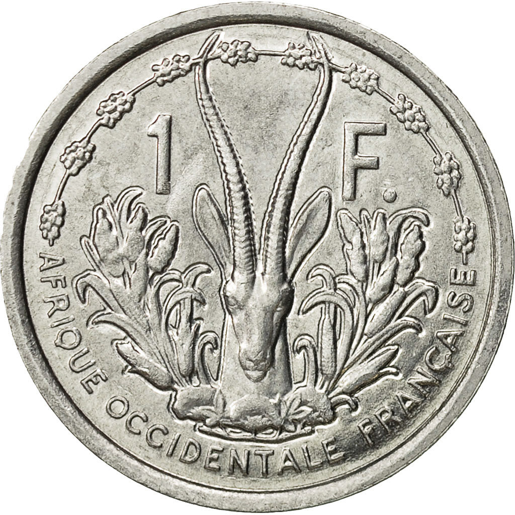 Munten, Frans West Afrika, Franc, 1948, PR, Aluminium, KM:3