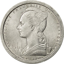 Togo, Franc, 1948, Paris, EF(40-45), Aluminum, KM:4