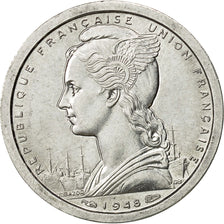 Cameroon, Franc, 1948, Paris, AU(50-53), Aluminum, KM:8