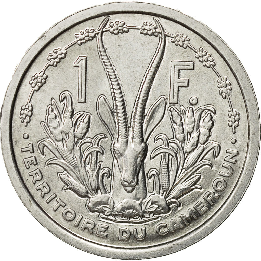 Cameroon, Franc, 1948, Paris, AU(50-53), Aluminum, KM:8