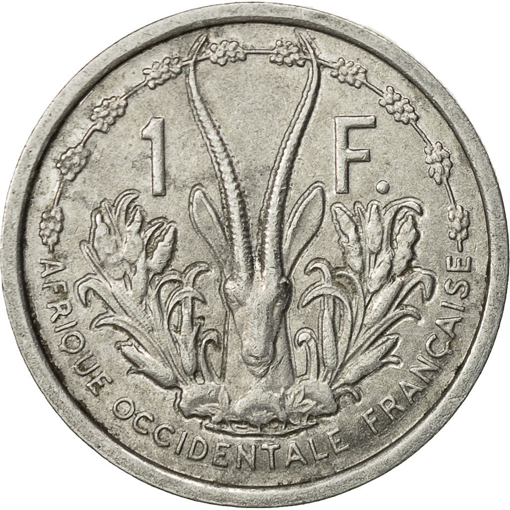 Moneta, Africa occidentale francese, Franc, 1955, BB+, Alluminio, KM:3