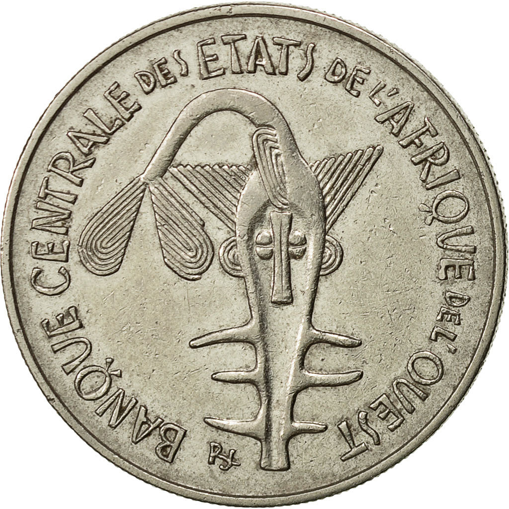 Munten, West Afrikaanse Staten, 100 Francs, 1967, ZF, Nickel, KM:4