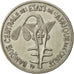 Moneda, Estados del África Occidental, 100 Francs, 1967, MBC, Níquel, KM:4