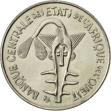 Moneta, Stati dell'Africa occidentale, 100 Francs, 1972, BB+, Nichel, KM:4