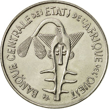 Coin, West African States, 100 Francs, 1972, AU(50-53), Nickel, KM:4