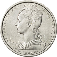 Münze, French West Africa, 2 Francs, 1948, SS+, Aluminium, KM:4