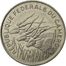 Cameroon, 100 Francs, 1971, Paris, AU(50-53), Nickel, KM:15