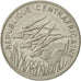 Zentralafrikanische Republik, 100 Francs, 1976, SS, Nickel, KM:7
