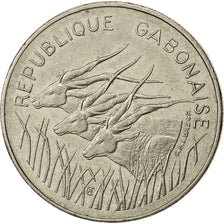 Gabon, 100 Francs, 1975, Paris, TTB+, Nickel, KM:13