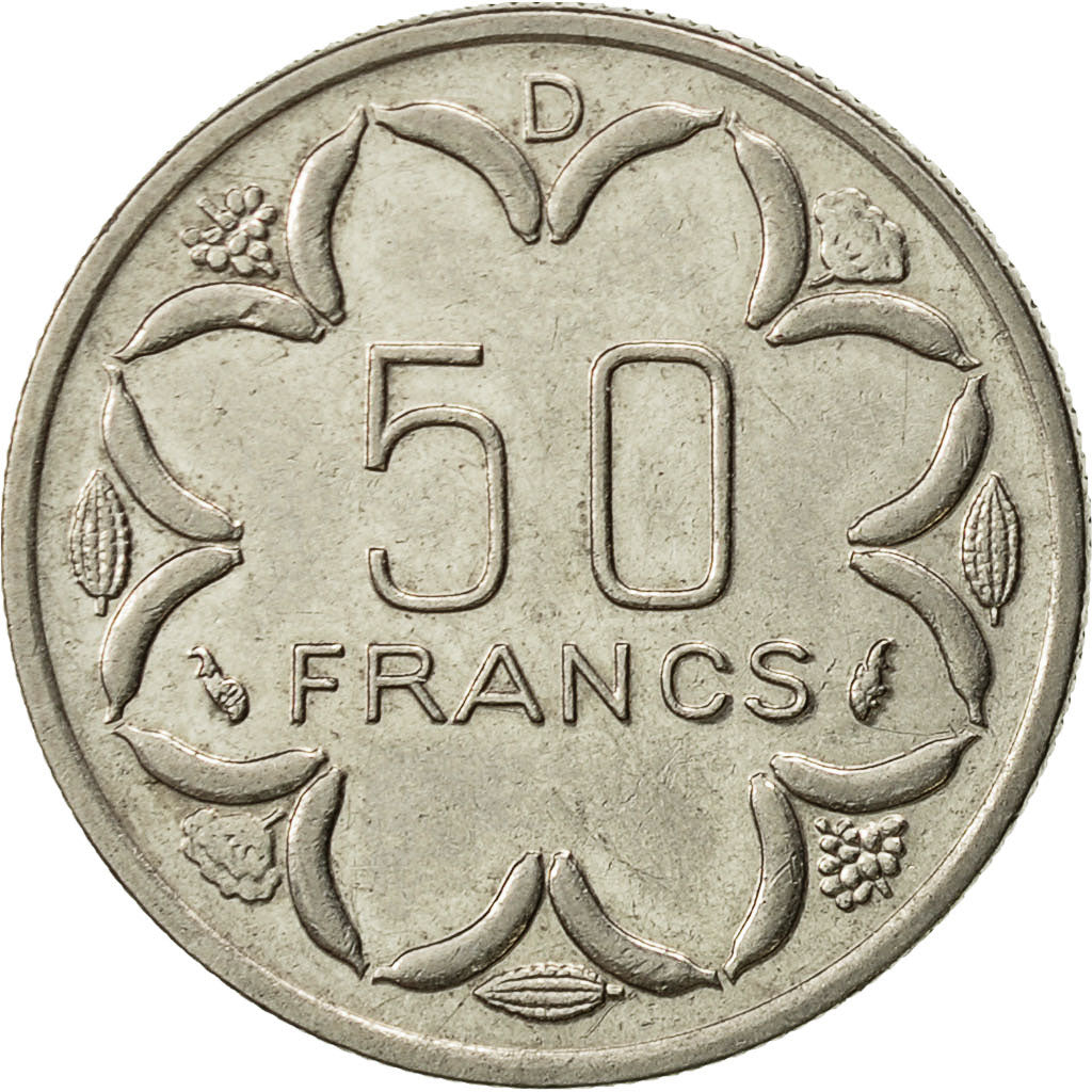 États de l'Afrique centrale, 50 Francs, 1976, Paris, TTB+, Nickel, KM:11