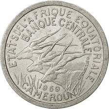 EQUATORIAL AFRICAN STATES, Franc, 1969, Paris, EF(40-45), Aluminum, KM:6