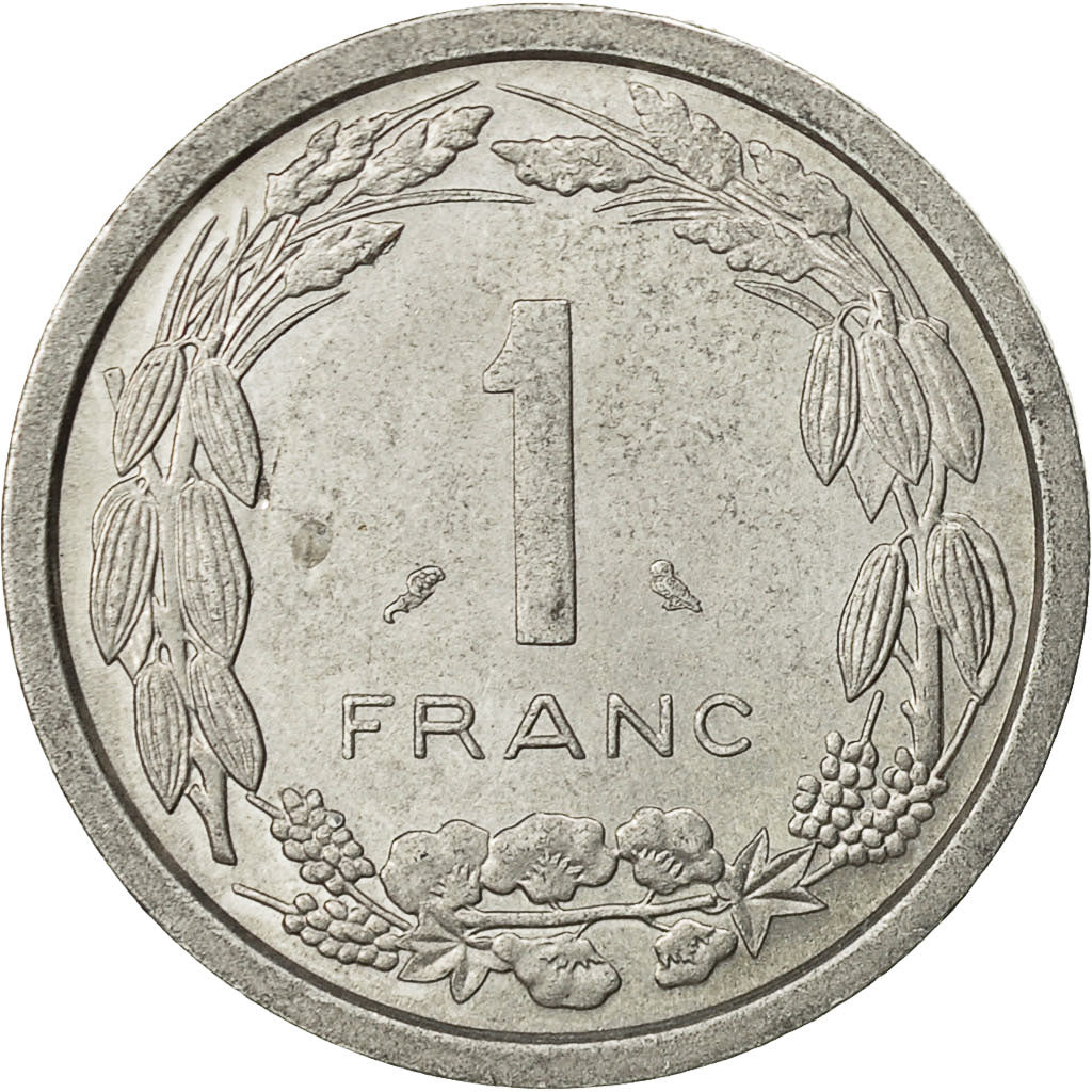 EQUATORIAL AFRICAN STATES, Franc, 1969, Paris, EF(40-45), Aluminum, KM:6