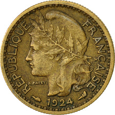 Togo, 50 Centimes, 1924, Paris, EF(40-45), Aluminum-Bronze, KM:1