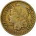 Moneta, Kamerun, 50 Centimes, 1924, Paris, EF(40-45), Aluminium-Brąz, KM:1
