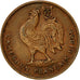 Camerun, Franc, 1943, Pretoria, BB, Bronzo, KM:7