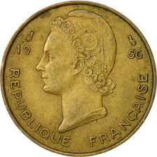 Monnaie, French West Africa, 10 Francs, 1956, TTB, Aluminum-Bronze, KM:6