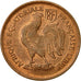 French Equatorial Africa, 50 Centimes, 1943, Pretoria, EF(40-45), Bronze, KM:1a