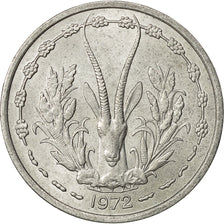 West African States, Franc, 1972, AU(50-53), Aluminum, KM:3.1