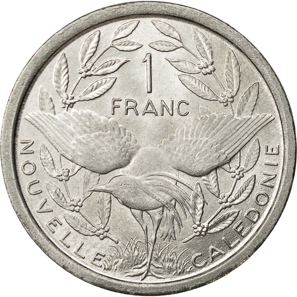 Nuova Caledonia, Franc, 1973, Paris, BB+, Alluminio, KM:10