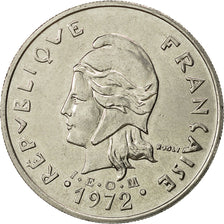 Neukaledonien, 20 Francs, 1972, Paris, SS+, Nickel, KM:12