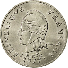 Nuova Caledonia, 20 Francs, 1977, Paris, BB+, Nichel, KM:12