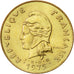 New Hebrides, 5 Francs, 1975, Paris, AU(55-58), Nickel-brass, KM:6.2