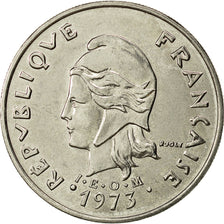Nuove Ebridi, 20 Francs, 1973, Paris, SPL-, Nichel, KM:3.2