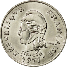 New Hebrides, 10 Francs, 1977, Paris, AU(55-58), Nickel, KM:2.2
